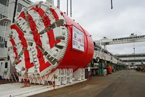 Mua máy đào hầm TBM hiện đại để thi công đường hầm chống tràn nước thải