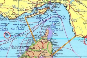 Iran công bố bản đồ kiểm soát quanh eo biển Hormuz