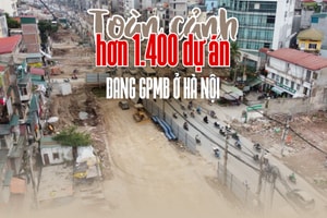 Toàn cảnh hơn 1.400 dự án đang thực hiện GPMB ở Hà Nội