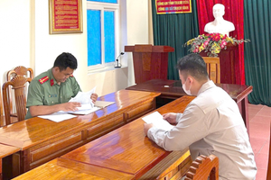 Xử phạt hành chính một thanh niên SN 1998