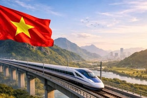 Tỉnh lớn thứ 3 Việt Nam đề xuất 'nắn' hướng tuyến đường sắt tốc độ cao 67 tỷ USD