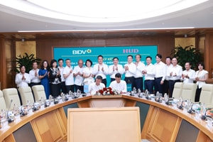 BIDV sẽ thu xếp vốn cho loạt dự án của HUD giai đoạn 2026-2030
