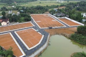 Giá đất nền vùng ven Hà Nội thanh khoản "đóng băng"