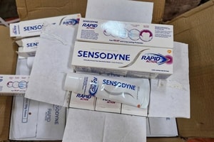 Triệt phá 'công xưởng' kem đánh răng giả Sensodyne: Hơn 10.000 tuýp chuẩn bị tung ra thị trường