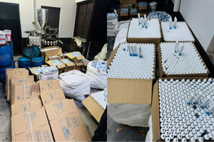 Khám xét khẩn cấp, tịch thu hơn 13.000 tuýp kem đánh răng giả, 130kg kem chưa thành phẩm cùng nhiều tang vật: Bắt ông chủ và 6 công nhân