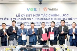 Liên minh trạm sạc của Petrolimex, Xuân Cầu vừa ra mắt đã 'chốt deal' với hãng xe điện lớn của Trung Quốc