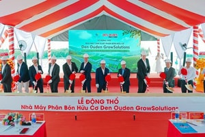 Liên danh Den Ouden - De Heus động thổ nhà máy sản xuất phân bón hữu cơ công suất 70.000 tấn/năm tại tỉnh lớn phía Nam