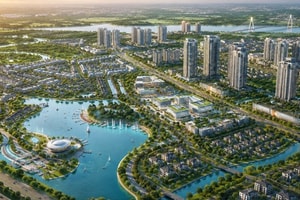 Hà Nội sắp hình thành khu đô thị thông minh - sinh thái 268ha, tọa lạc giữa 2 cây cầu lớn và sát đại đô thị của Vinhomes