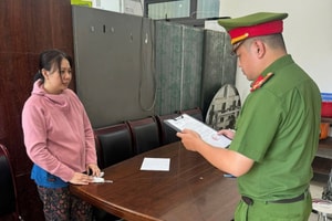 Thi hành lệnh bắt tạm giam Đinh Thị Hạnh, SN 1980