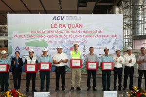 Chủ đầu tư sân bay Long Thành cùng các nhà thầu chạy đua về đích với chiến dịch 180 ngày đêm