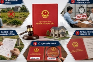 5 vi phạm liên quan đến sổ đỏ người dân dễ mắc phải, mức phạt cao nhất lên tới 100 triệu đồng