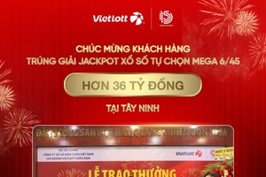 Nam công nhân xa quê trúng Vietlott 36 tỷ đồng nhờ bộ số quen thuộc
