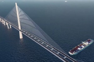 Huy động công nhân xây cây cầu vượt biển trị giá 101.000 tỷ đồng, rút ngắn thời gian di chuyển từ 5 tiếng xuống còn 30 phút