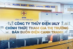 Hai nhà máy thủy điện của EVN chính thức tham gia thị trường bán buôn điện cạnh tranh