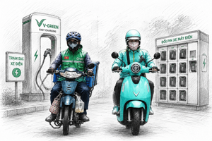 Grab đề xuất xây 6.000 trạm sạc điện dùng chung tại Việt Nam: Nước cờ mới trong cuộc đua với V-Green?