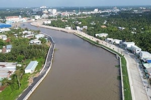 Một tỉnh nhỏ bé phía Nam sắp có tuyến đường ven sông gần 2.000 tỷ
