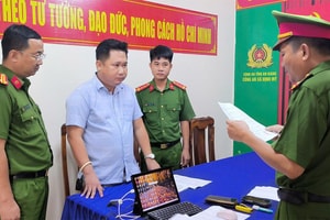 Thi hành lệnh bắt tạm giam Giám đốc Nguyễn Phước Hậu, SN 1993
