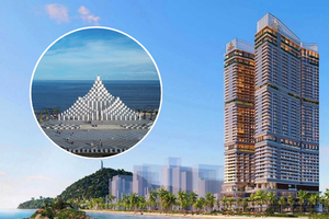 Lần đầu tiên Việt Nam xây dựng 2 tòa tháp chọc trời nằm trên trục di sản: Nơi quy tụ 143 trục điêu khắc hướng biển với kiến trúc độc đáo