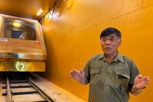 Đại gia Đường ‘bia’ chính thức khánh thành đoàn tàu điện dát vàng đầu tiên tại Thủ đô, sức chứa lên đến hơn 100 người
