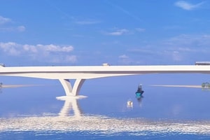 Chỉ 1 năm nữa, cầu 4.900 tỷ kết nối Thủ đô với tỉnh nhỏ nhất cả nước sẽ hoàn thiện, xóa bỏ phụ thuộc bến phà từ thời chống Mỹ