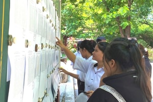 Hôm nay, 1,2 triệu thí sinh làm thủ tục dự thi tốt nghiệp THPT 2026