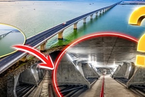 Việt Nam từng làm cầu vượt biển 12.000 tỷ dài bậc nhất Đông Nam Á với căn hầm bí ẩn gồm 88 khoang đúc sẵn được áp dụng công nghệ lắp ghép chưa từng có