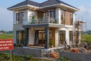 Từ bây giờ, có thể bị phạt đến 200 triệu nếu xây nhà trên đất nông nghiệp