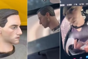 Tài xế dùng đầu búp bê để 'đánh lừa' camera giám sát của Tesla