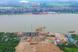Tin vui về 6 cây cầu bắc qua sông Hồng, giảm áp lực giao thông cho trung tâm Thủ đô