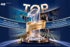 MB đạt Top 1 Thương hiệu Ngân hàng dành cho Khách hàng ưu tiên, Top 1 sản phẩm cấp vốn được khách hàng ưu tiên lựa chọn