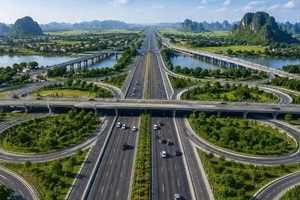 Tỉnh sẽ là TP tương lai của Việt Nam khởi công tuyến đường liên vùng gần 7.000 tỷ, gồm 8 cầu và 12 nút giao