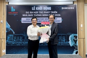 Siba Group vừa cùng Samsung khởi động dự án Hợp tác phát triển nhà máy thông minh năm 2026