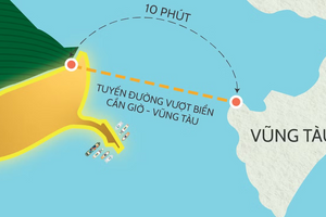 Thông tin dự án đường vượt biển Cần Giờ - Vũng Tàu hơn 93.000 tỷ đồng