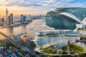 TP giàu nhất Việt Nam sắp có thêm cầu đi bộ bắc qua dòng sông biểu tượng