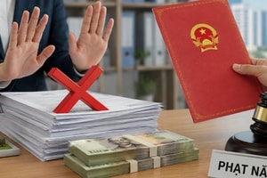 Từ nay, không đăng ký đất đai khi làm sổ đỏ lần đầu có thể bị xử phạt nặng