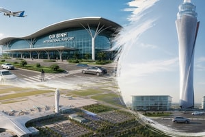 Siêu sân bay lớn nhất miền Bắc sở hữu tháp không lưu cao nhất Việt Nam: Tương đương tòa nhà 30 tầng, Coteccons thi công thần tốc trong 6 tháng