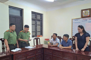 Khởi tố, thi hành lệnh khám xét nơi ở và nơi làm việc đối với kế toán thuế Nguyễn Thị Phúc SN 1987