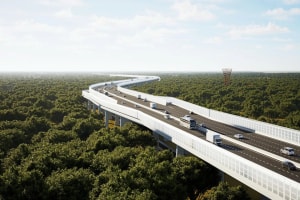 Chỉ ít ngày nữa, chính thức khởi công tuyến đường 13 km đi xuyên rừng, quy mô 8 làn xe, tọa lạc ở thành phố rộng nhất Việt Nam