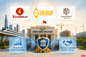 Giải bài toán nguồn vốn của ngân hàng với Vingroup, Sun Group, Masterise sau cơ chế 'mở room' từ NHNN