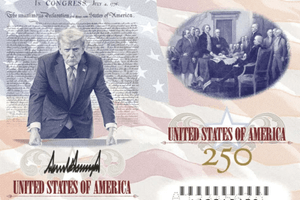 Mỹ công bố mẫu hộ chiếu mới có hình ông Trump