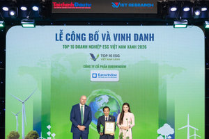 2 năm liên tiếp EUROWINDOW vinh danh Top 10 doanh nghiệp ESG Việt Nam Xanh