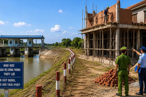 Chỉ nửa tháng nữa, xây dựng hay cơi nới trái phép trong phạm vi này có thể bị phạt đến 100 triệu đồng