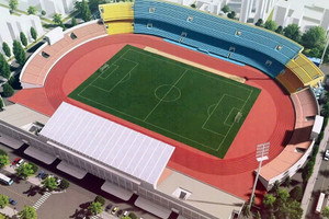 Chưa đầy 1 năm nữa, sân vận động lâu đời nhất Việt Nam chính thức hoàn thiện nâng cấp