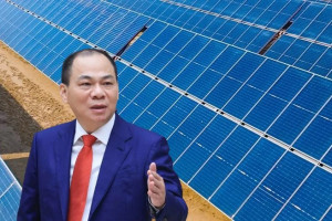 Công ty của tỷ phú Phạm Nhật Vượng muốn phủ gần 690ha đất bằng 545.000 tấm pin mặt trời