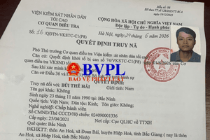 Truy nã cựu Chấp hành viên SN 1990