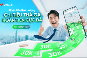 Chi tiêu thông minh cùng VPBank NEO: Nhận voucher hoàn tiền chỉ sau vài chạm