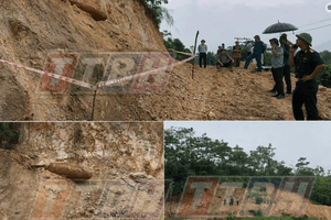 Phong tỏa tuyến đường đang thi công, ngăn chặn người dân tiếp cận hiện trường, huy động lực lượng xử lý quả bom nặng 500kg