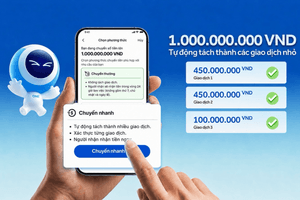 ACB nâng cấp tính năng gợi ý tách lệnh cho giao dịch từ 500 triệu đồng trở lên trên ACB ONE