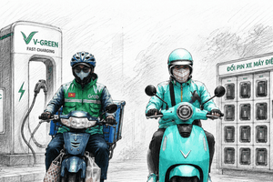 Grab Việt Nam chốt đầu tư hơn 6.000 cổng sạc dùng chung cho xe điện, 50% đặt tại một thành phố
