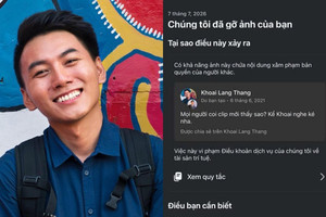 Vì sao Khoai Lang Thang bị cấm dùng chính hình ảnh của mình?